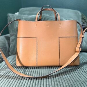 Tory Burch Tan Leather Tote